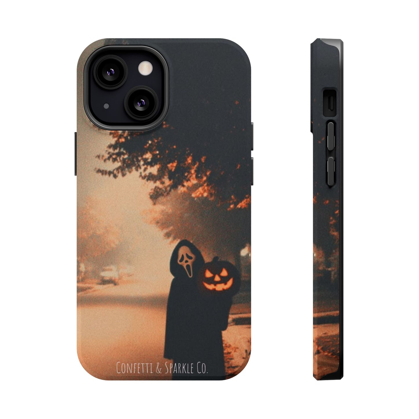 Halloween Pumpkin Mask Magnetic Impact-Resistant Phone Case