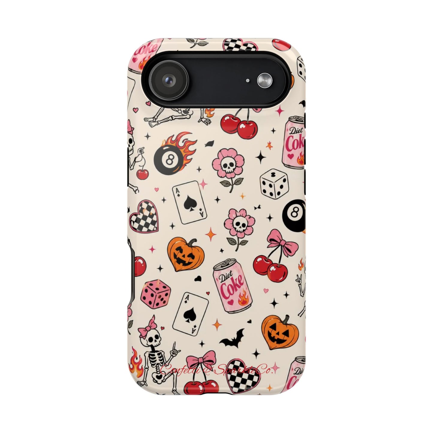 Phone Case — Cute Spooky Doodle Magnetic Impact-Resistant Cover