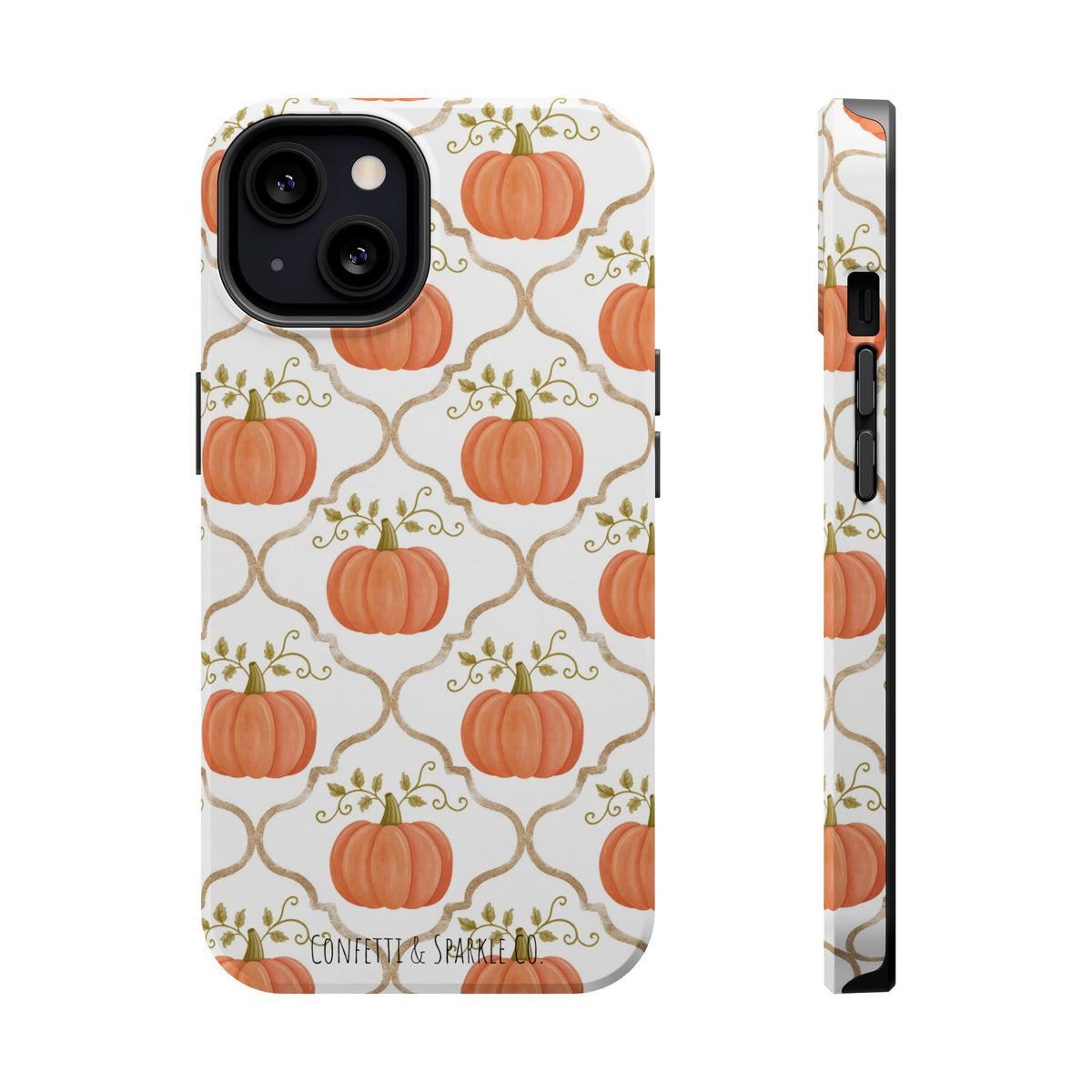 Pumpkin Pattern Magnetic Impact-Resistant Phone Case