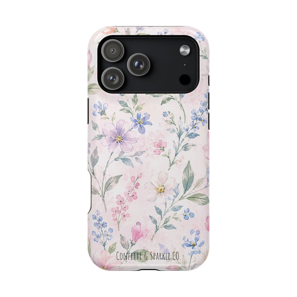 Floral Watercolor Magnetic Impact Phone Case
