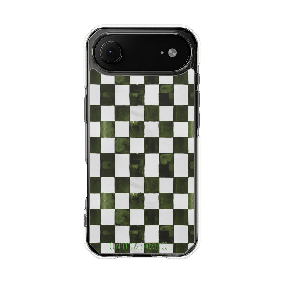 Designer Monogram Clear Magnetic Phone Case