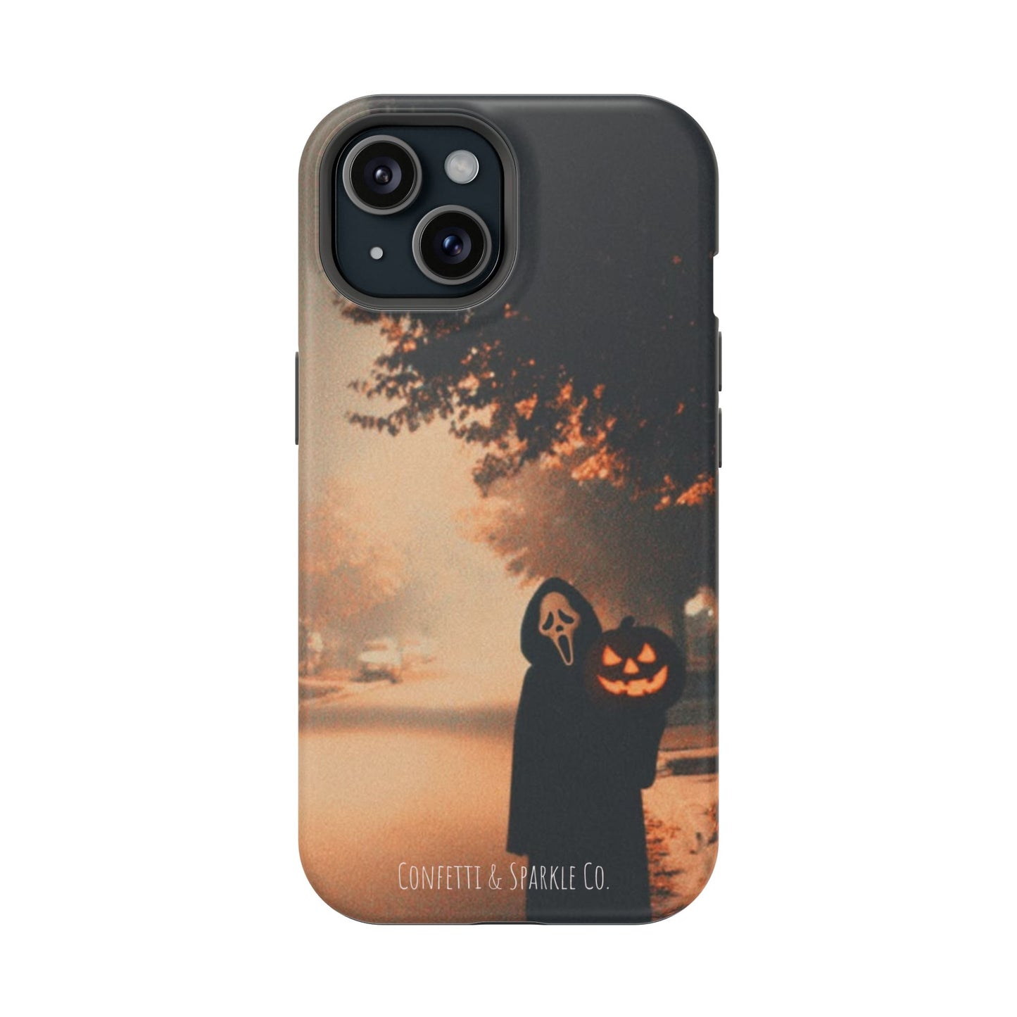Halloween Pumpkin Mask Magnetic Impact-Resistant Phone Case