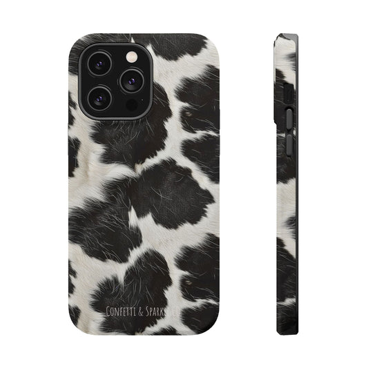 Cowhide Pattern Magnetic Impact-Resistant Phone Case