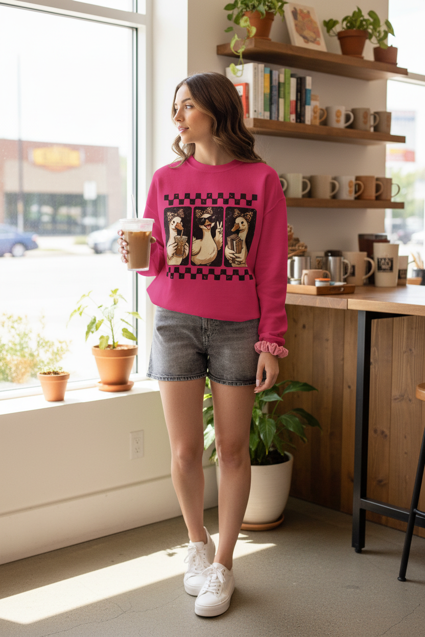 Duck Trio Sweatshirt Lifestyle