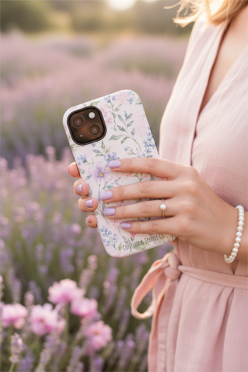 Floral Watercolor Case Lifestyle
