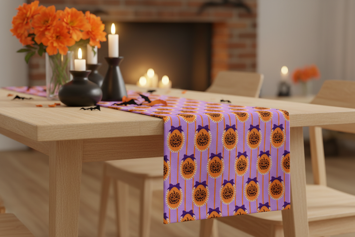 Halloween party-table lifestyle mockup